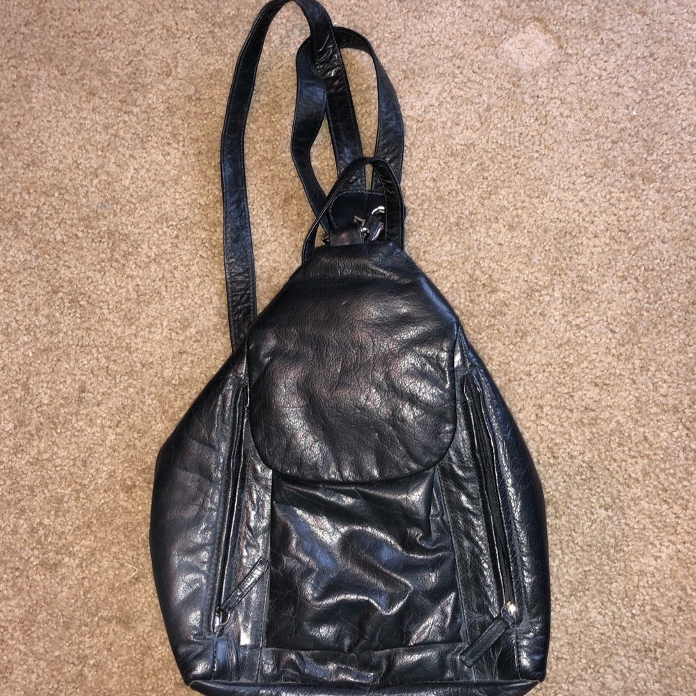 Black Backpack purse